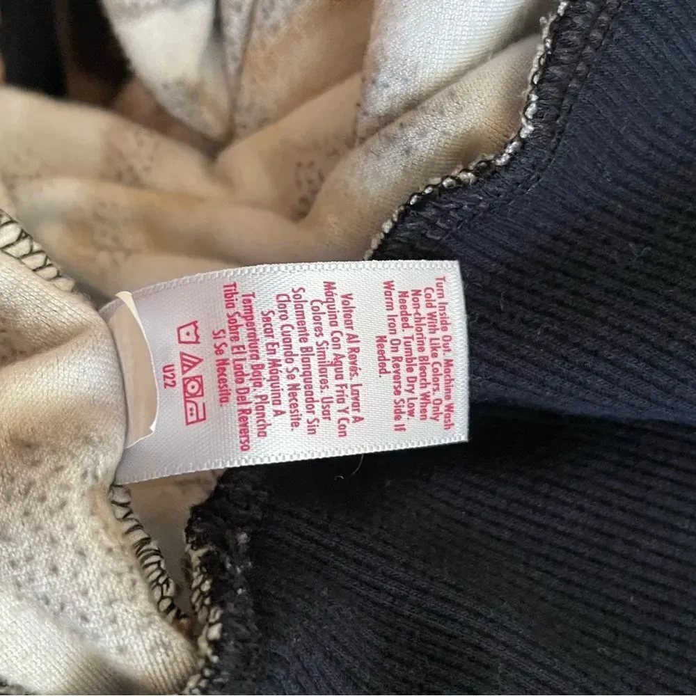 Girl’s XL Justice Sport Blocked Velour hoodie.